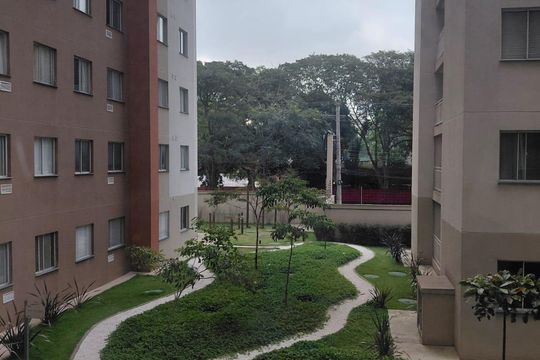 Área externa de apartamento para alugar com 2 quartos, 35m² em Canindé, São Paulo