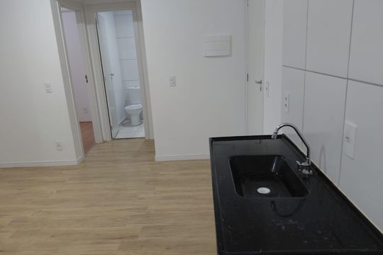Cozinha de apartamento para alugar com 2 quartos, 35m² em Canindé, São Paulo