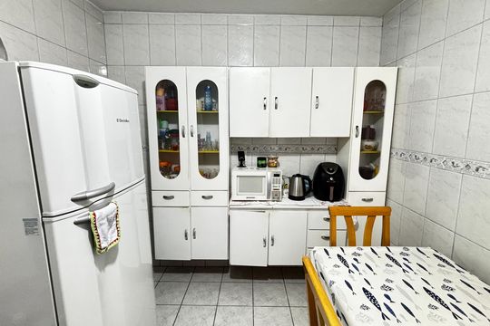 Cozinha de casa à venda com 2 quartos, 105m² em Centreville, Santo André