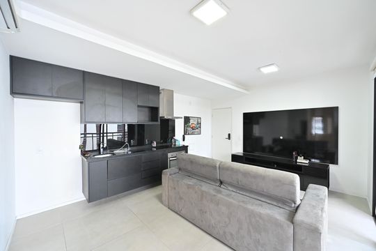 Sala de apartamento para alugar com 2 quartos, 62m² em Vila Monte Alegre, São Paulo