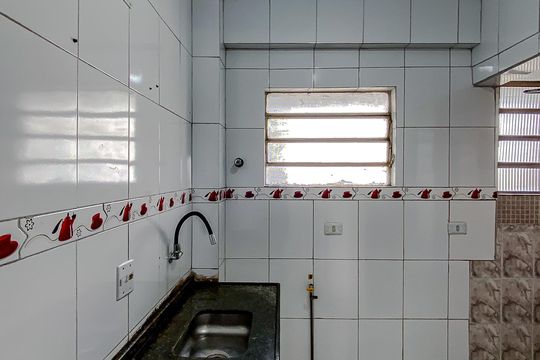 Cozinha  de apartamento à venda com 2 quartos, 42m² em Brás, São Paulo