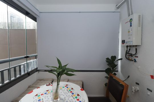 Varanda de apartamento à venda com 1 quarto, 27m² em Vila Zilda, São Paulo