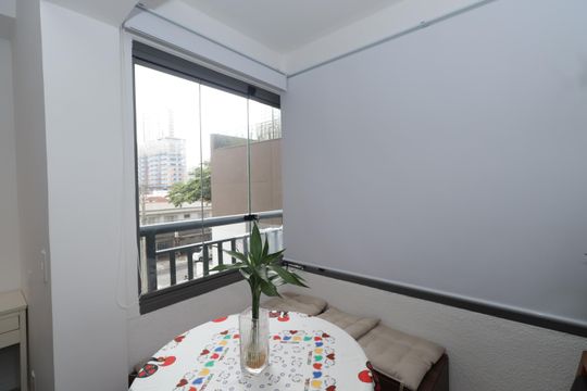 Varanda de apartamento à venda com 1 quarto, 27m² em Vila Zilda, São Paulo