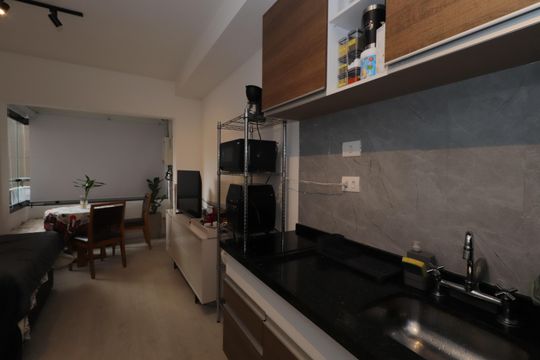 Cozinha de apartamento à venda com 1 quarto, 27m² em Vila Zilda, São Paulo