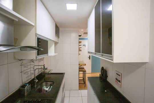 Cozinha de apartamento para alugar com 2 quartos, 44m² em Centro, Diadema