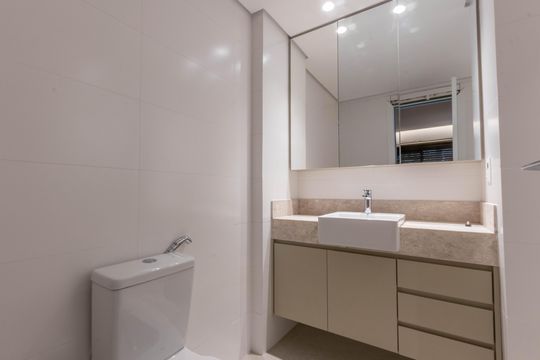 Banheiro da Suíte 2 de apartamento à venda com 3 quartos, 93m² em Anchieta, Belo Horizonte