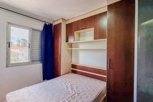 Quarto 1 de apartamento para alugar com 2 quartos, 48m² em Vila Ré, São Paulo