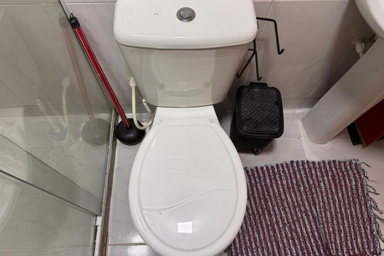 Banheiro Social de apartamento para alugar com 1 quarto, 38m² em Recreio dos Bandeirantes, Rio de Janeiro