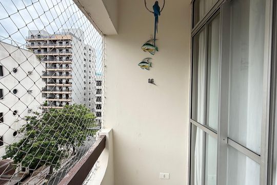 Varanda de apartamento para alugar com 2 quartos, 75m² em Jardim Mar E Ceu, Guarujá