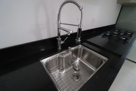 Cozinha de apartamento para alugar com 3 quartos, 115m² em Gávea, Uberlândia