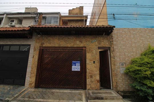fachada de casa à venda com 3 quartos, 240m² em Jardim Santa Maria, São Paulo