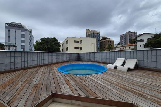 Área comum - Piscina de apartamento à venda com 3 quartos, 110m² em Serra, Belo Horizonte