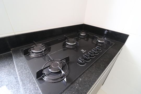 Cozinha de apartamento para alugar com 2 quartos, 74m² em Patrimônio, Uberlândia