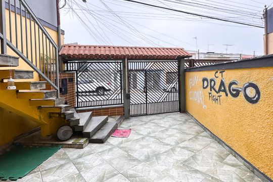 Vista da Sala de casa para alugar com 1 quarto, 60m² em Jardim Borborema, São Bernardo do Campo