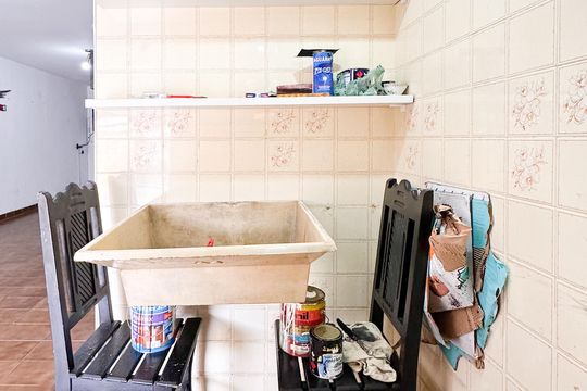 Área de Serviço de casa para alugar com 1 quarto, 60m² em Jardim Borborema, São Bernardo do Campo