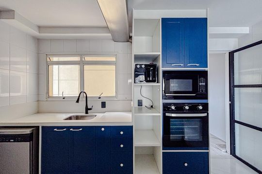 Cozinha - Armários de apartamento para alugar com 3 quartos, 96m² em Tatuapé, São Paulo