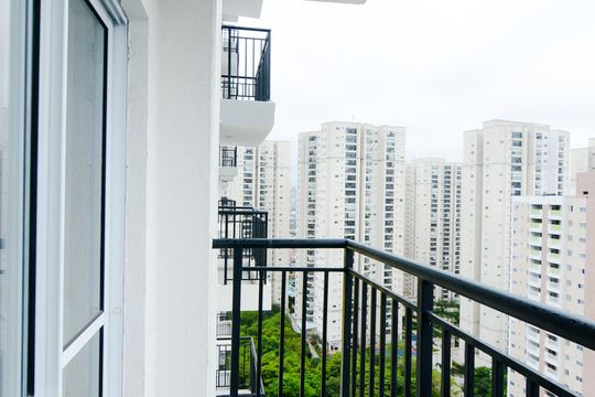 Varanda da Sala de apartamento para alugar com 2 quartos, 39m² em Picanço, Guarulhos