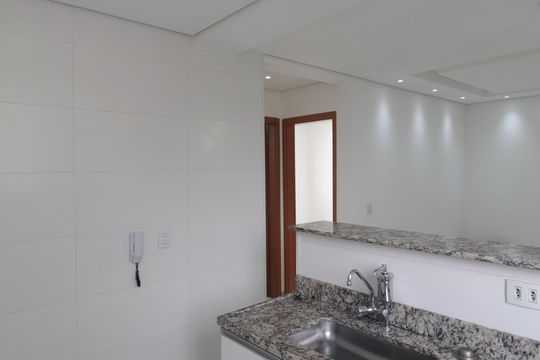 Cozinha e Área de Serviço de apartamento para alugar com 2 quartos, 48m² em Bandeirantes (pampulha), Belo Horizonte