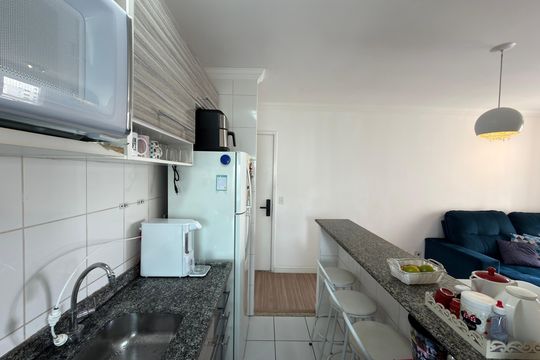 Cozinha de apartamento à venda com 3 quartos, 57m² em Jardim Iraja, São Bernardo do Campo