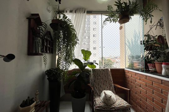 Varanda de apartamento à venda com 2 quartos, 70m² em Vila Marari, São Paulo
