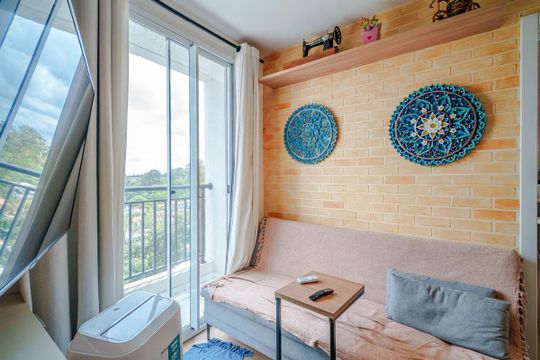 Sala de apartamento para alugar com 2 quartos, 35m² em Jardim Peri Peri, São Paulo