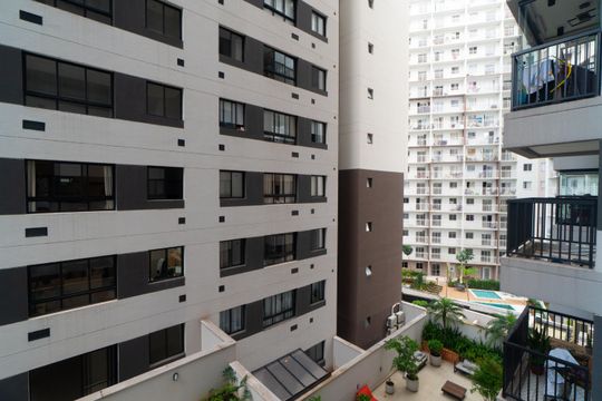 Vista da Sala de apartamento à venda com 2 quartos, 35m² em Planalto Paulista, São Paulo