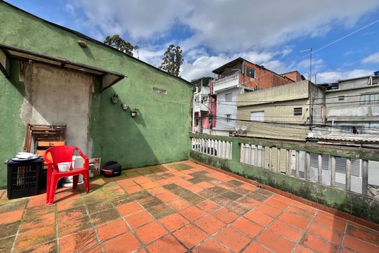 Área externa de casa à venda com 2 quartos, 100m² em Cidade Domitila, São Paulo