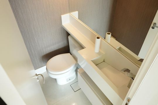 Lavabo de apartamento para alugar com 3 quartos, 110m² em Vila Carrão, São Paulo