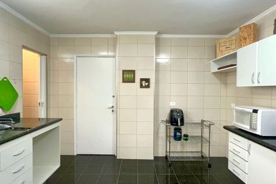 Cozinha de apartamento à venda com 3 quartos, 129m² em Perdizes, São Paulo