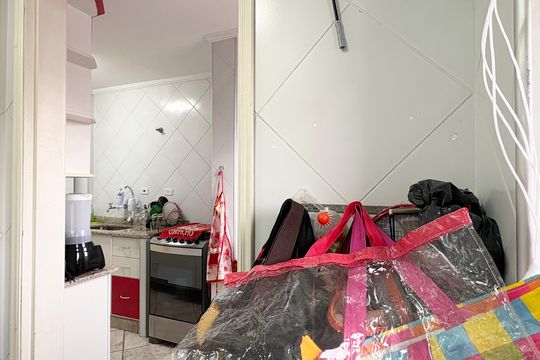 Área de Serviço de apartamento à venda com 2 quartos, 59m² em Vila Amélia, São Paulo