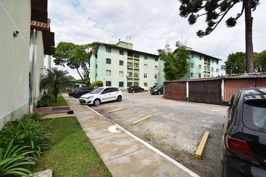 Área comum - Estacionamento de apartamento para alugar com 2 quartos, 43m² em Cidade Industrial de Curitiba, Curitiba