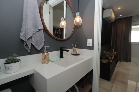 Lavabo de apartamento à venda com 2 quartos, 103m² em Vila Zilda, São Paulo