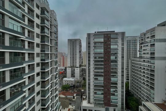 Vista do Quarto de kitnet/studio para alugar com 1 quarto, 30m² em Vila Clementino, São Paulo