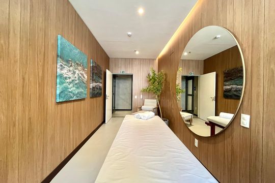 Área comum - Spa de kitnet/studio para alugar com 1 quarto, 30m² em Vila Clementino, São Paulo