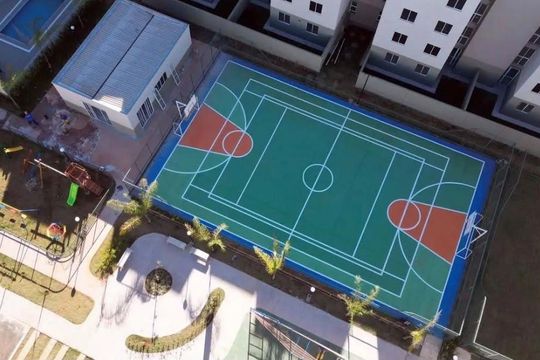 Área externa de apartamento para alugar com 2 quartos, 75m² em Ceilândia Norte, Brasília