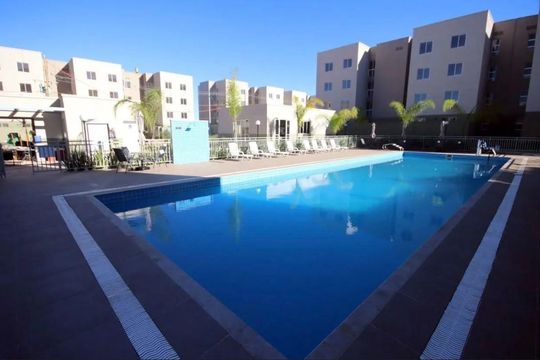 Área externa de apartamento para alugar com 2 quartos, 75m² em Ceilândia Norte, Brasília