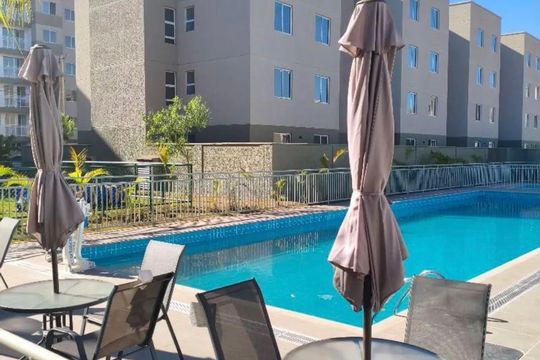 Área externa de apartamento para alugar com 2 quartos, 75m² em Ceilândia Norte, Brasília