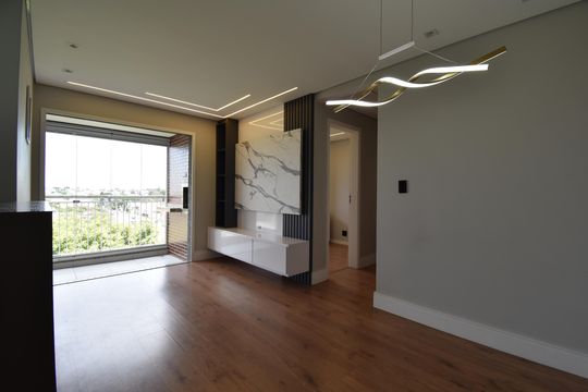 Sala de apartamento para alugar com 2 quartos, 62m² em Fanny, Curitiba