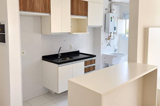 Cozinha de apartamento para alugar com 2 quartos, 68m² em Jardim Flor da Montanha, Guarulhos