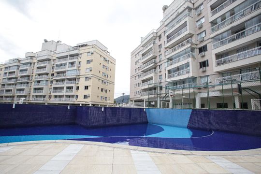 Área comum - Piscina de apartamento à venda com 2 quartos, 60m² em Taquara, Rio de Janeiro