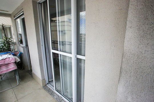 Varanda da Sala de apartamento à venda com 2 quartos, 60m² em Taquara, Rio de Janeiro