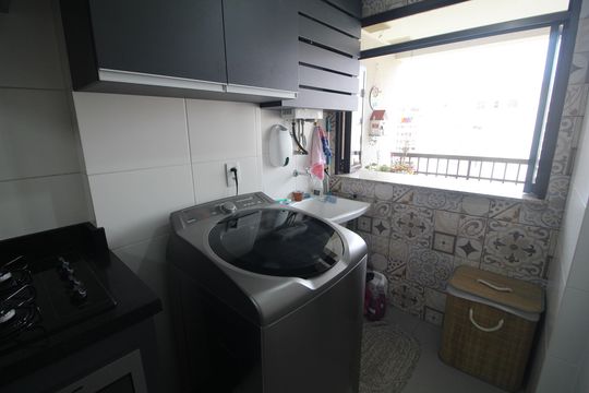 Área de Serviço de apartamento à venda com 2 quartos, 68m² em Taquara, Rio de Janeiro