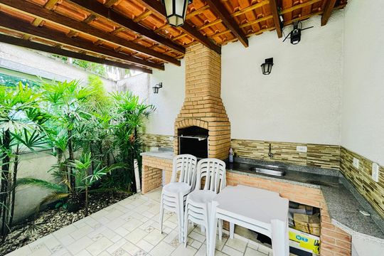 Área comum - Churrasqueira de apartamento para alugar com 1 quarto, 35m² em Jardim Maringa, São Paulo
