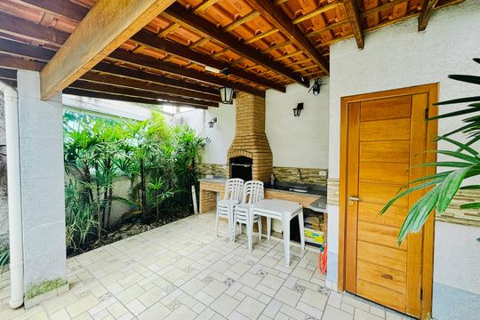 Área comum - Churrasqueira de apartamento para alugar com 1 quarto, 35m² em Jardim Maringa, São Paulo