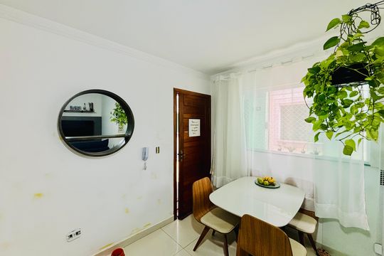 Sala de apartamento para alugar com 1 quarto, 35m² em Jardim Maringa, São Paulo