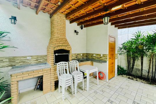 Área comum - Churrasqueira de apartamento para alugar com 1 quarto, 35m² em Jardim Maringa, São Paulo