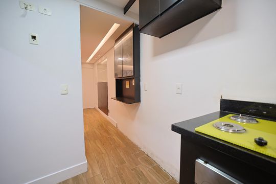 Cozinha de casa de condomínio à venda com 2 quartos, 72m² em Vila Dalila, São Paulo