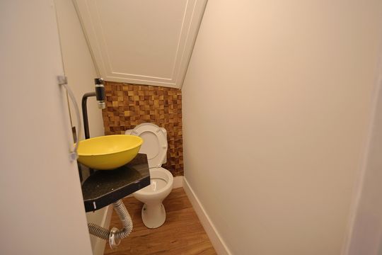 Lavabo de casa de condomínio à venda com 2 quartos, 72m² em Vila Dalila, São Paulo