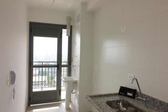 Cozinha e Área de Serviço de apartamento para alugar com 2 quartos, 50m² em Planalto, São Bernardo do Campo