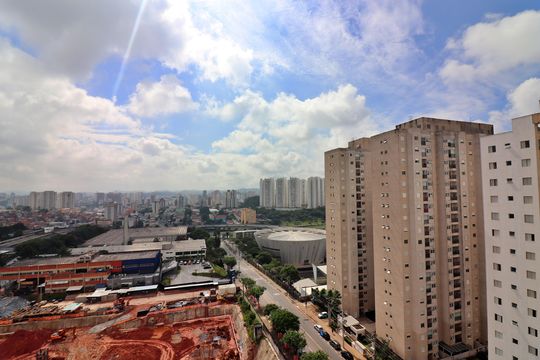Sala Vista  de apartamento à venda com 2 quartos, 50m² em Planalto, São Bernardo do Campo